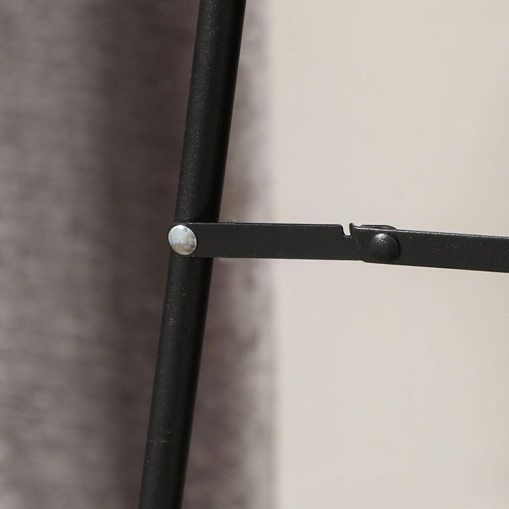 Spegel i full längd 50x160cm - elegant korrugerad design med sammetsramlock, högupplöst glas för kristallklara reflektioner, fristående eller väggmonterbar