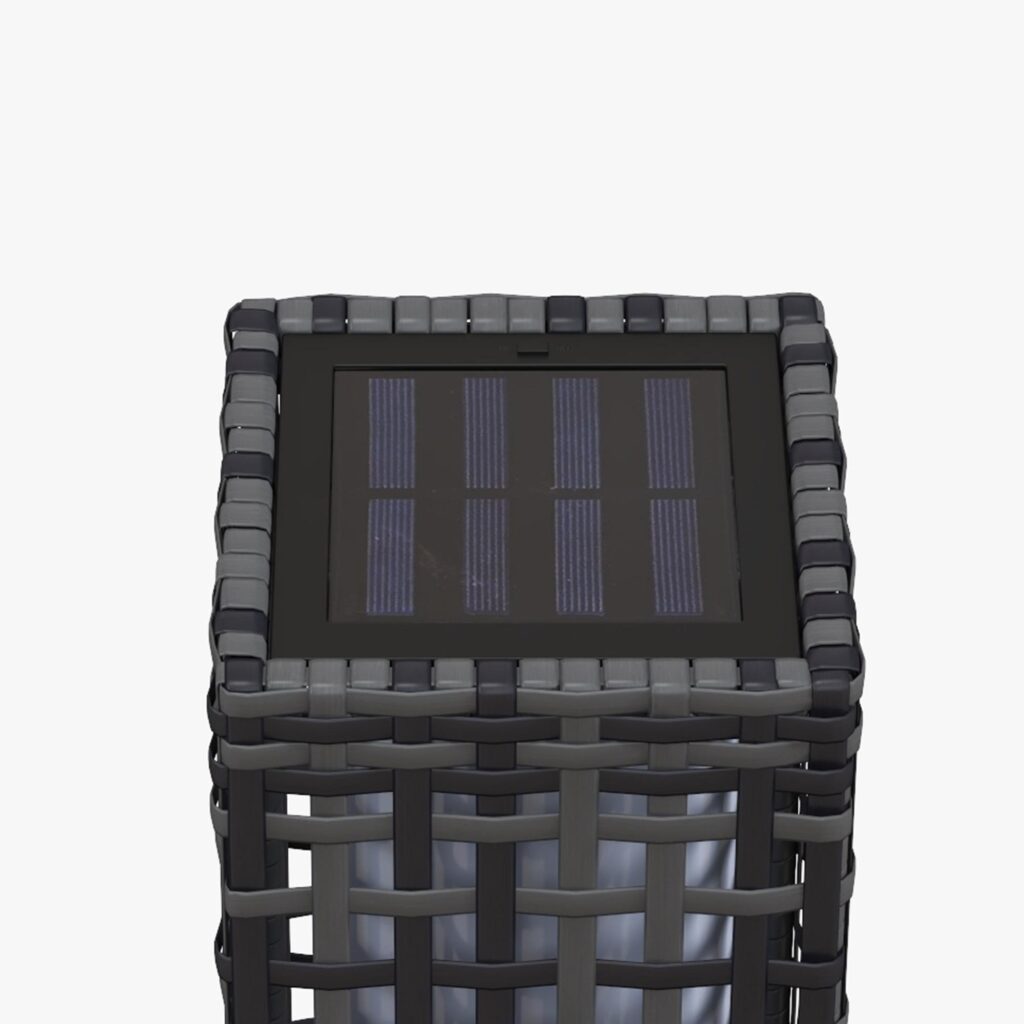 Solar Light rottinglampa med 8-timmars automatisk belysning, vattentät IP44-skydd, soldriven trädgårdslampa för utomhusbruk