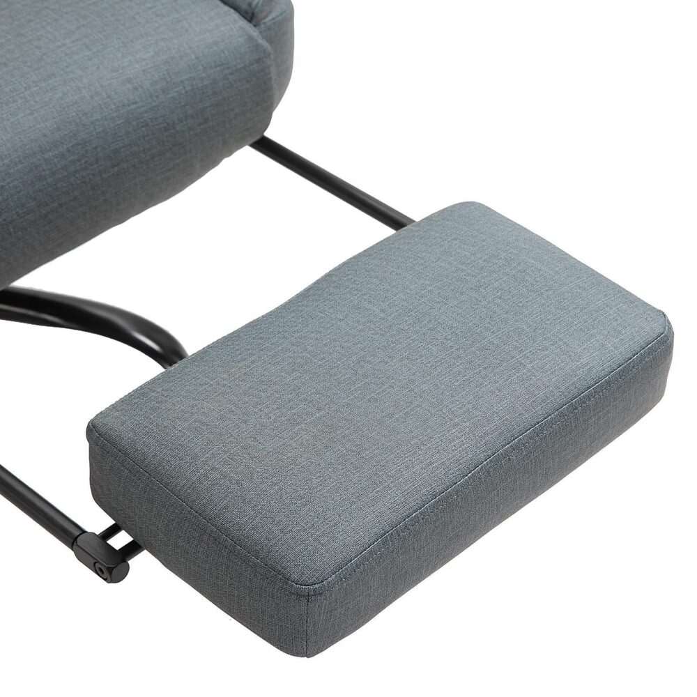 Ergonomisk lutande kontorsstol | Ultimat komfort och stöd med 150° vikfunktion och höjdjusterbar upp till 135 kg