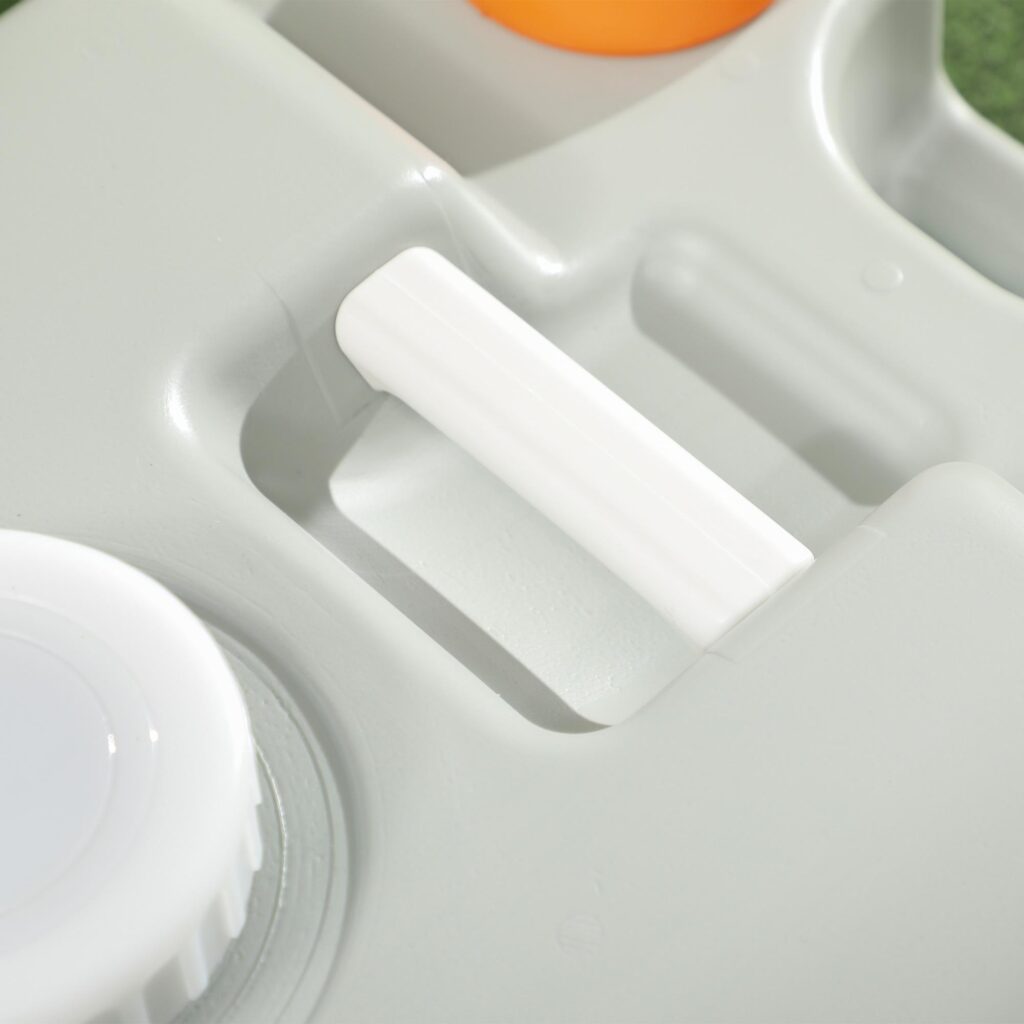 22 liters smutsvattentank rullande bärbart vikbart handtag roterande pip inga stänk design