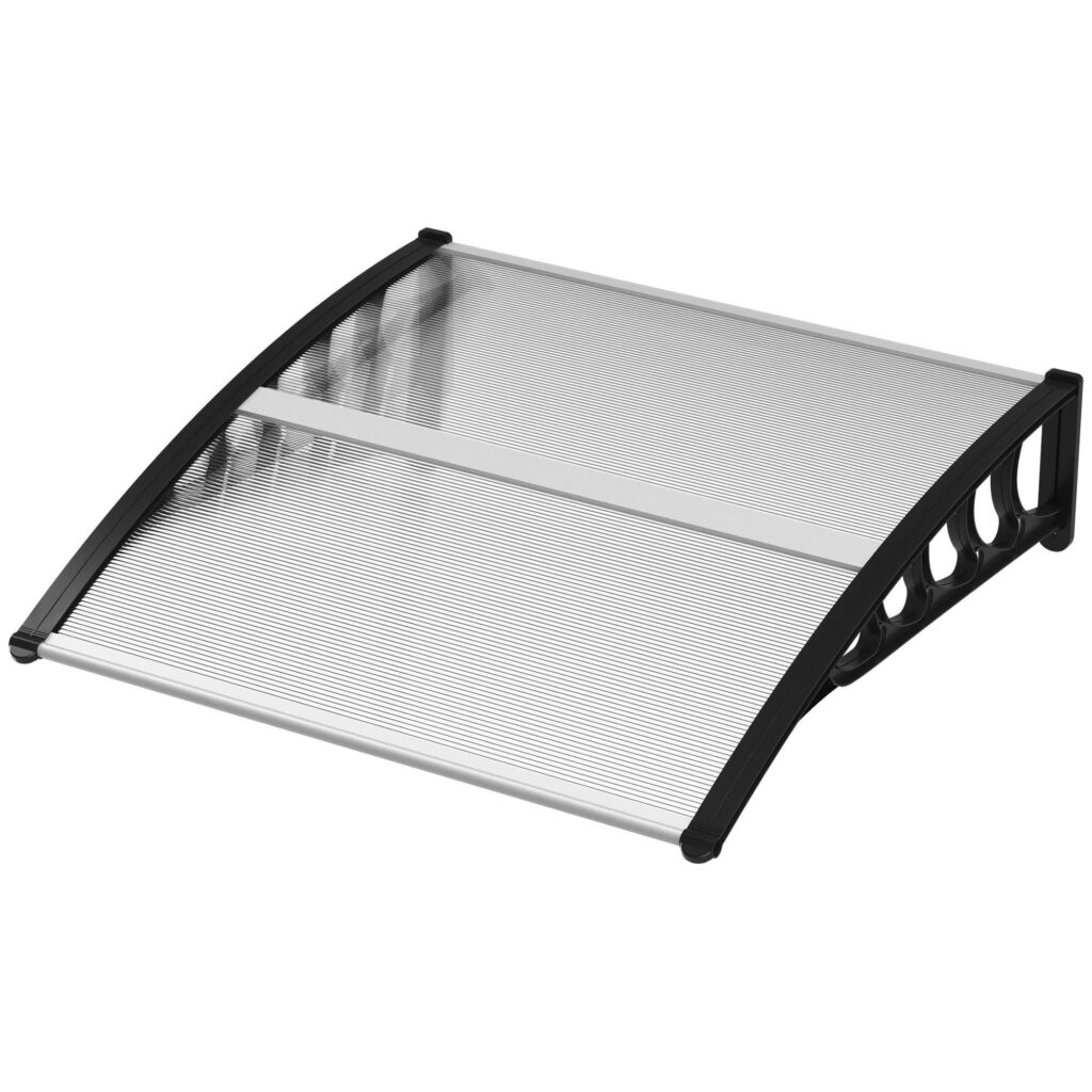 Taklampa Takdörr (103x96.5x27cm) - UV-, regn- och solskydd | Enkel montering, modern aluminiumdesign