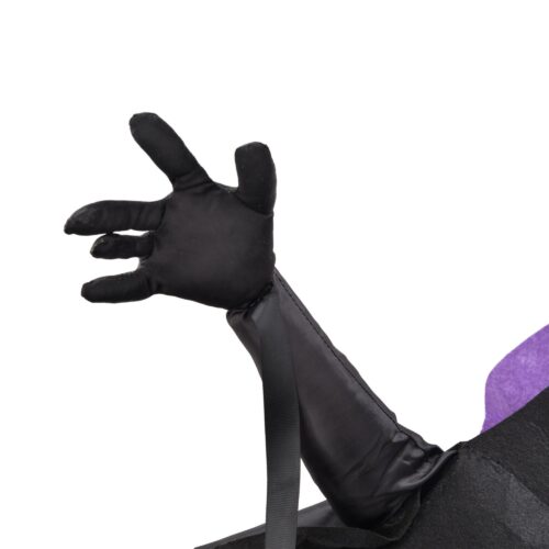 läskig halloween dekoration 170cm flygande häxa figur för fester – enkel installation, hållbar stålkonstruktion