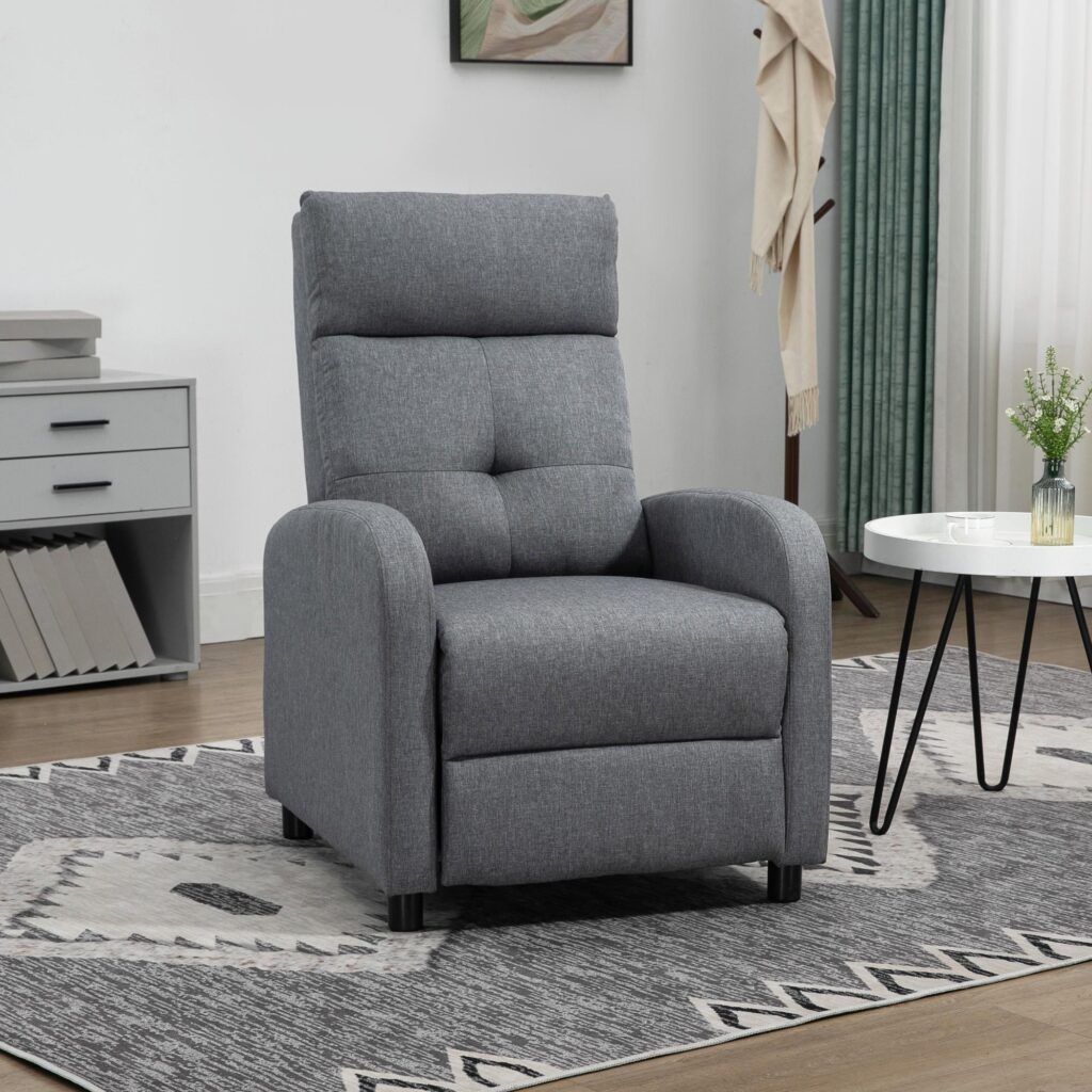 Koppla av fåtölj med liggande funktion - Ultimate Comfort and Support | Snabbmontering