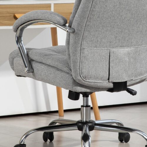 Ergonomisk kontorsstol med gungfunktion – justerbar höjd, snurrbar design och tyg som andas | 65x78x110-118cm
