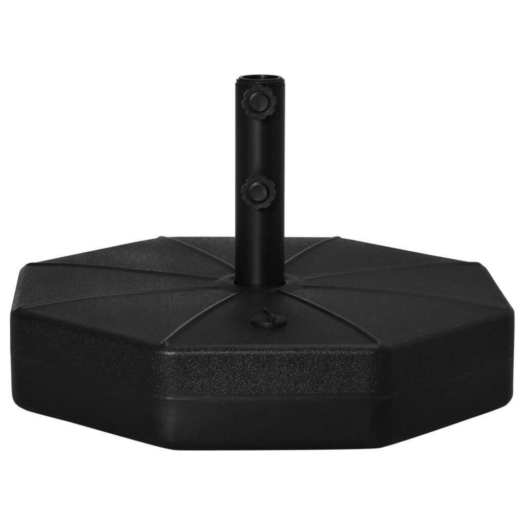 Robust kraftig parasollbas för 38 mm / 48 mm stolpar | Håller upp till 40 kg med vatten eller sand | Design som är lätt att fylla i | Hållbar och stabil | Passar de flesta paraplyer