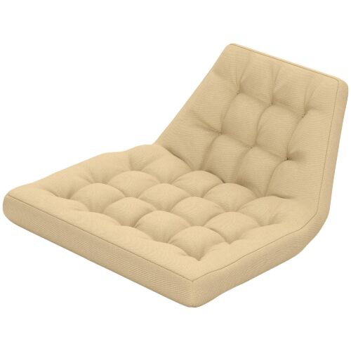Sittdyna för utomhusbruk – Elegant design för gungstolar och hängande korgar – Vattenavvisande polyesteröverdrag med snygg knappdetalj – passar SKU 84A-209