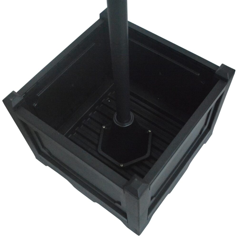 3-huvud Solar Light Trädgårdslampa med Flowerpot Base – Vattentät, Automatisk Skymningsbelysning, Energibesparande Design