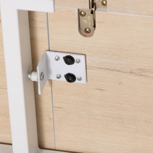 Utdragbart matbord för 4-6 personer | Flexibelt köksbord med design i loftstil | Stålram och MDF-topp | Lätt att rengöra och montera