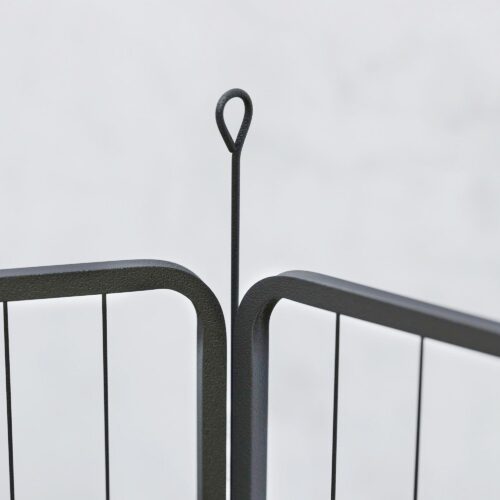 Set med 2 förlängningspaneler för hundstängsel för att utöka lekområdet – enkel installation och robust stålkonstruktion | Vikbar design för små till stora hundar upp till 60 cm axelhöjd