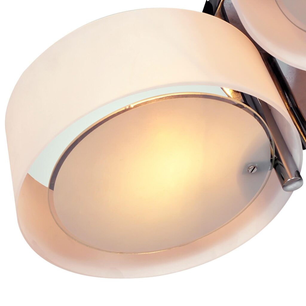 Modern 3-ljus E27 LED-taklampa med krom akrylskärm - enkel installation och varmvit belysning för vardagsrum