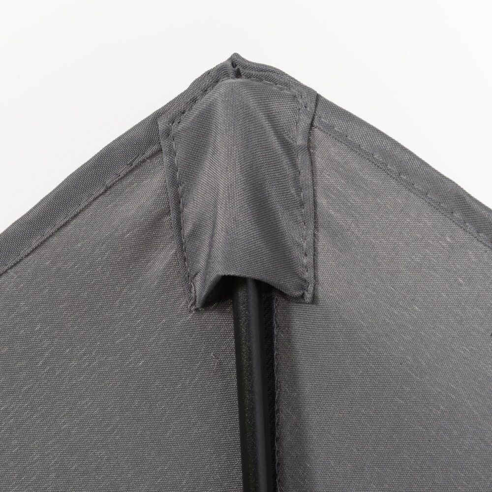 Extra stort sexkantigt trädgårdsparasoll med push open design – enkel installation, vindtät och stabil för balkong, trädgård, strand