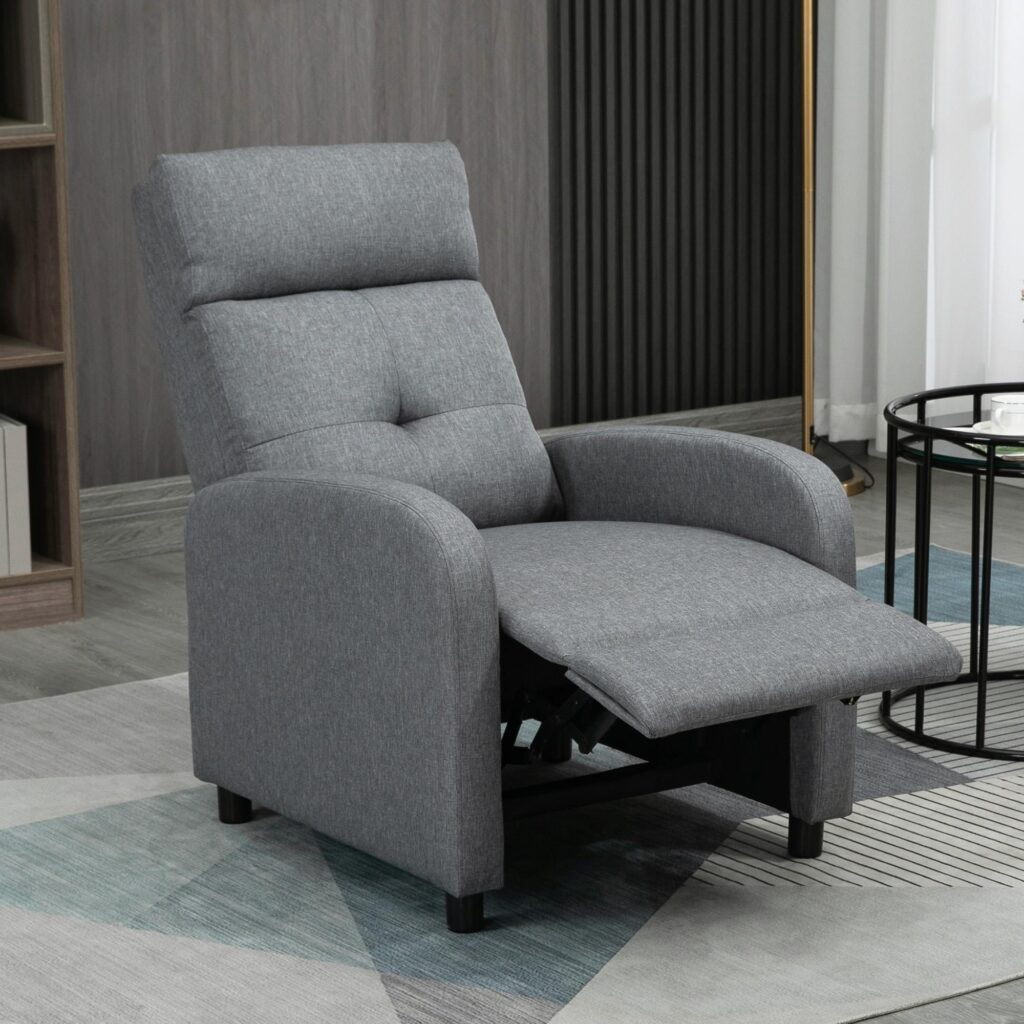 Koppla av fåtölj med liggande funktion - Ultimate Comfort and Support | Snabbmontering