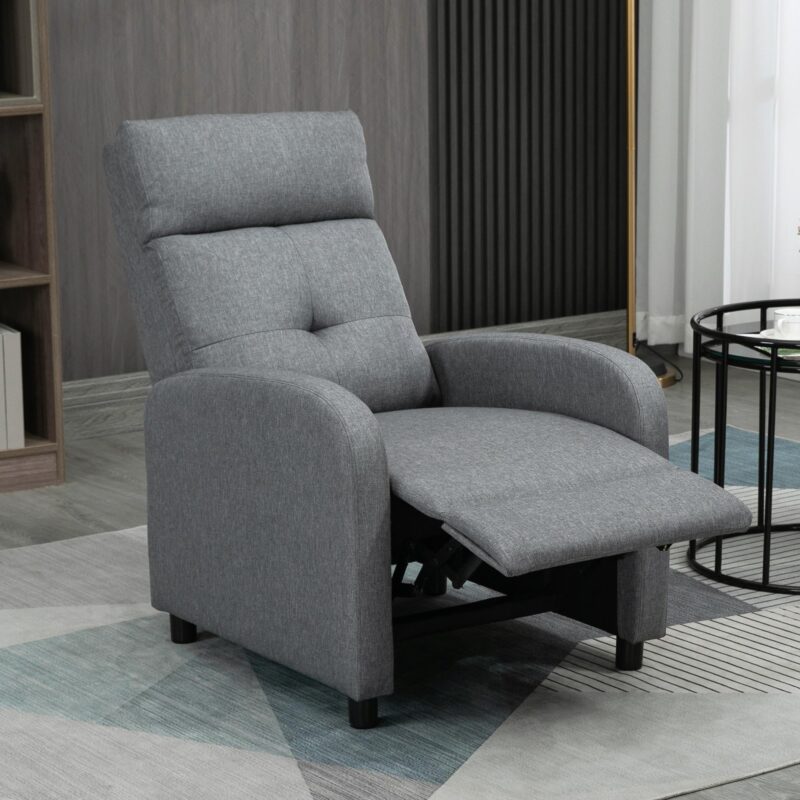 Koppla av fåtölj med liggande funktion – Ultimate Comfort and Support | Snabbmontering
