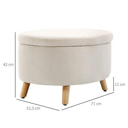 Elegant förvaringsbänk med sammetsklädsel – snygg design och gott om plats för vardagsrum/sovrum