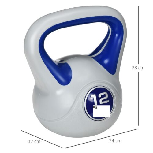 12KG Kettlebell – Perfekt för hemmaträning | Golvvänlig design med stabil och säker passform
