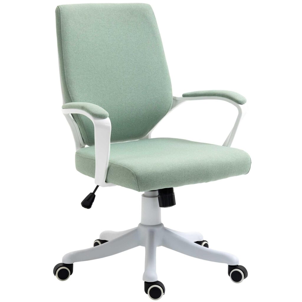 Ergonomisk kontorsstol med 360° vrid- och gungfunktion för maximal komfort - Grön