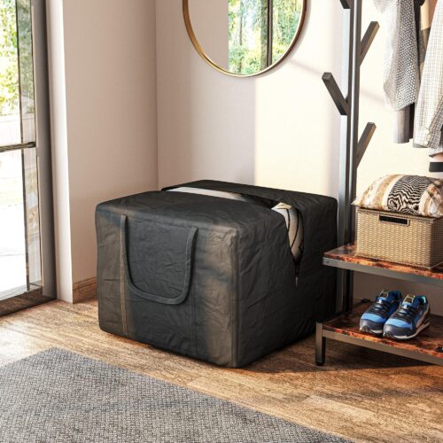 Extra stor 600D Oxford förvaringsväska – Vattentät och UV30+ skydd, 384L kapacitet, hållbar och lätt, perfekt för camping, resor och utomhusbruk.