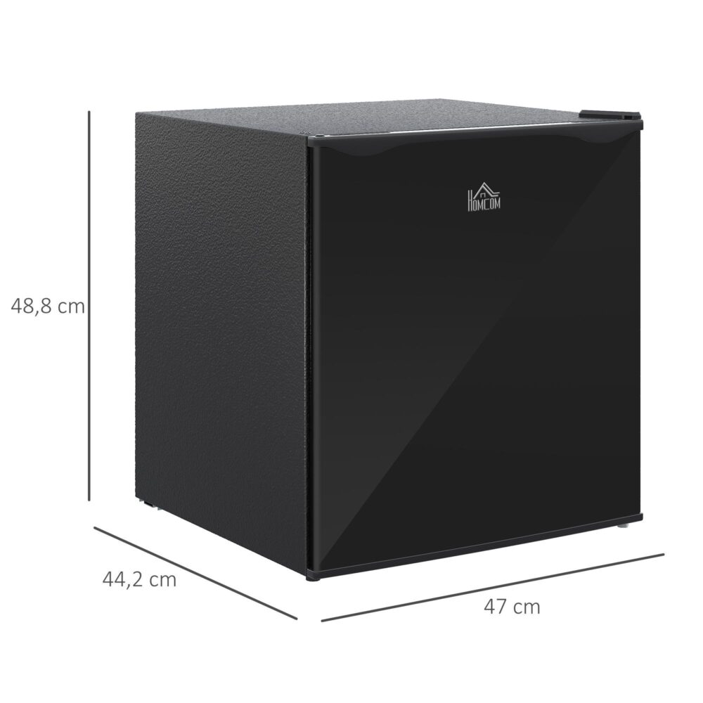 Minifrys 35L med 5-stegs justerbar temperaturkontroll (-14 till -24 °C), energibesparande design för hem, husbil, sovsal och kontor