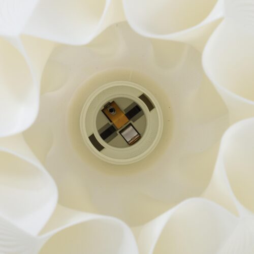 3D-printad blomliknande design | Energieffektiv LED-bordslampa med E27-sockel för flexibel belysning