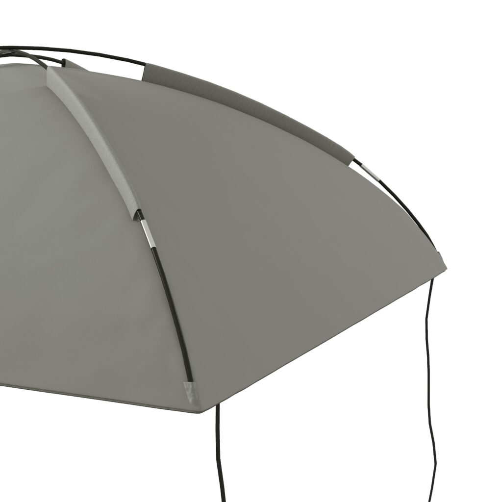 Bilmarkis Vattentät Bilmarkiser Tält, Regnskydd, Solskydd, Lätt Bärbar för Lastbil, RV - Böjd ramdesign med justerbara stänger, 2,9 x 2,8 x 2,3-2,6 m
