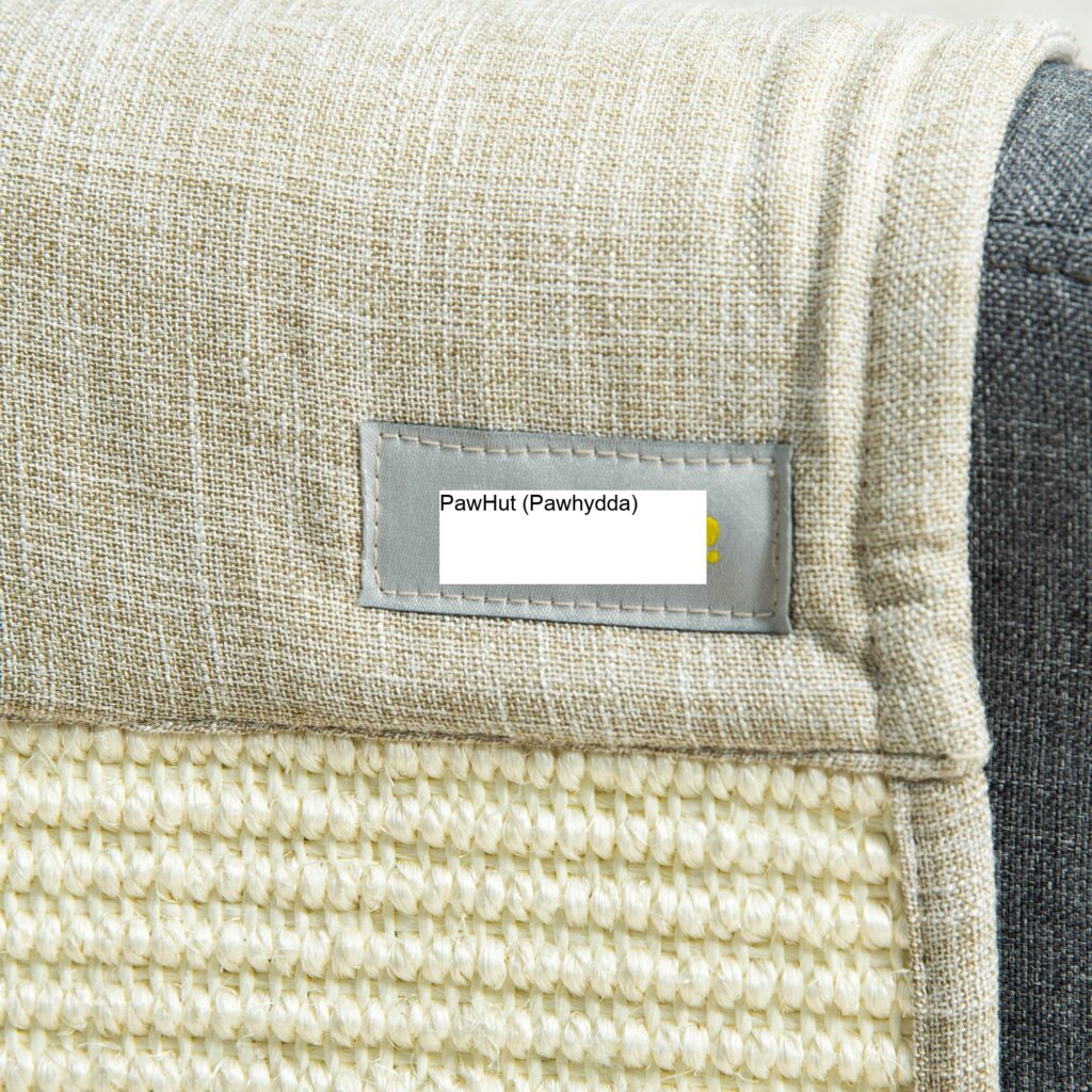 Klösmatta Set med 2 klösmattor för soffa och fåtölj | Slitstark sisal och polyester | Skyddar möbler, utbytbar design