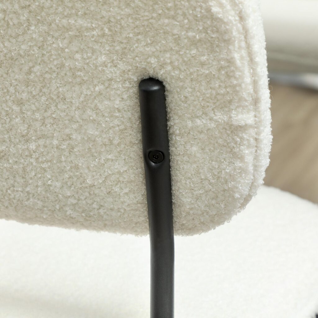 Matstolar set med 4 med ergonomisk komfort och modern elegans, sammetsklädd stol, stålben för matsal eller vardagsrum