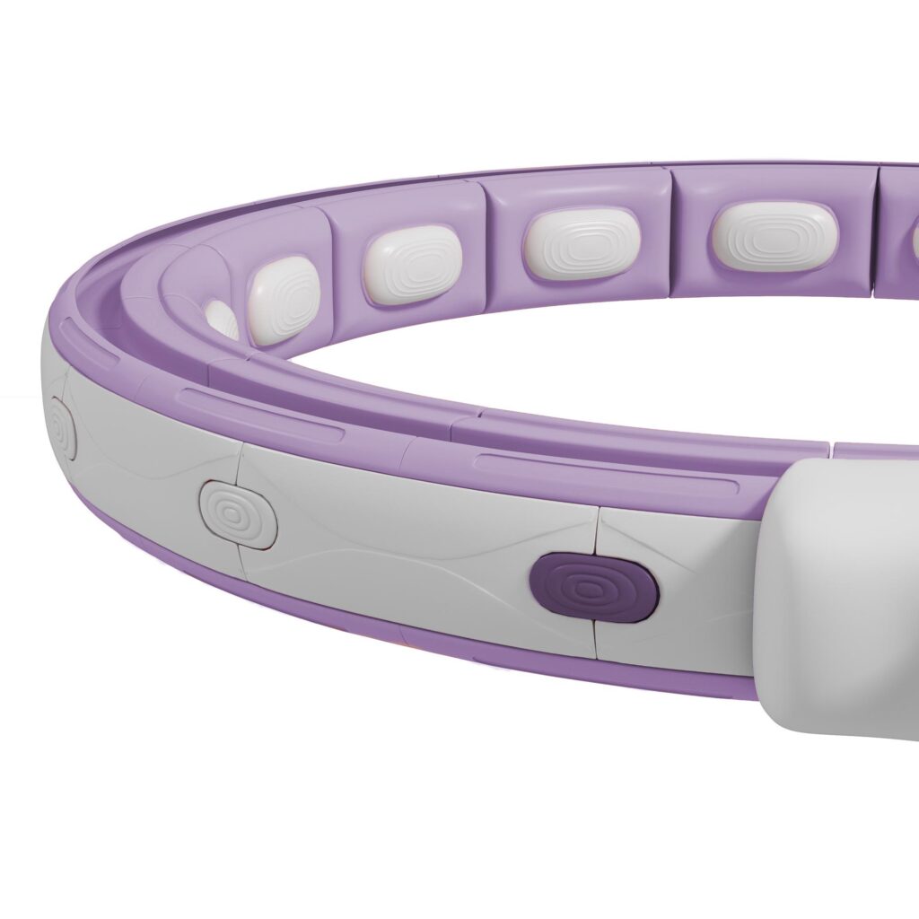 Smart Silent Hula Hoop med Weight Ball Counter - Effektiv midjemassage och justerbar design