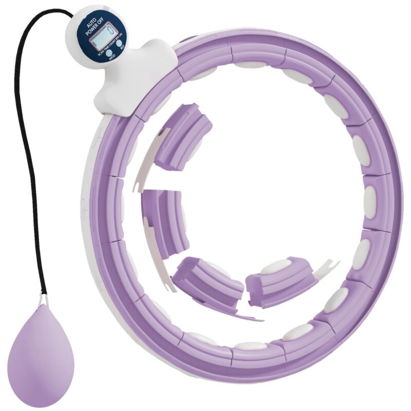 Smart Silent Hula Hoop med Weight Ball Counter – Effektiv midjemassage och justerbar design