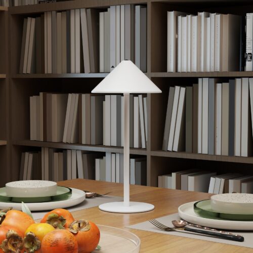 Set med 2 uppladdningsbara bordslampor med justerbar belysning och touchkontroller via USB-A/C