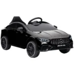 Mercedes-Benz AMG CLA 45 Elbil för barn - Svart, 12V, Fjärrstyrd med LED-lampor & Musik, 3-6 år