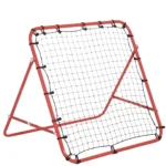 Rebounder Fotboll 84x84 cm – Justerbar Kickback-vägg för Teknikträning & Passningar – Röd