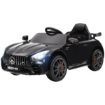 Mercedes-Benz AMG GTR Elbil för Barn - Licensierad 12V - Svart - Fjärrkontroll, Ljus & Musik