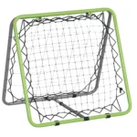 Fotboll Rebounder Kickback-nät för Träning - Dubbelsidig Returvägg för Fotboll, Baseboll & Basket - Justerbar i 5 steg - 75 x 75 cm